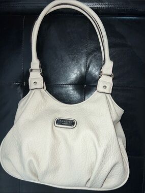 Rosetti Cream Shoulder Bag with Double Handles